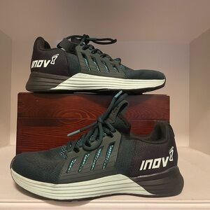 Inov-8 Women’s Black and Teal Athletic Shoes